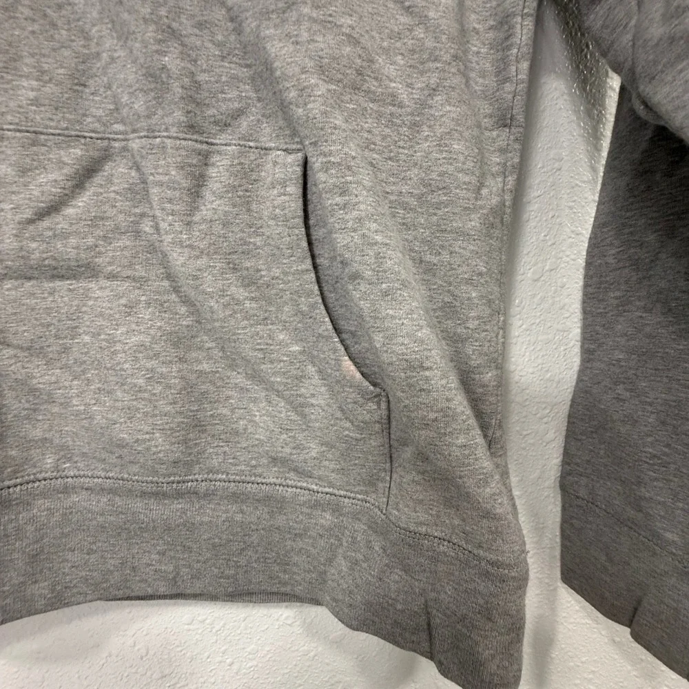 Gap‎ Kids Grey Pullover Hoodie Sweatshirt Lavender Logo Size M 8